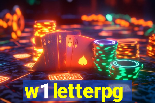 w1 letterpg